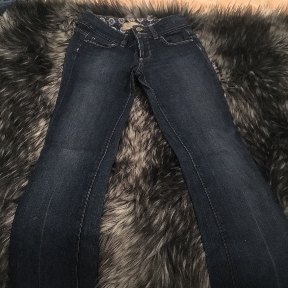 Paige dark blue jeans